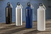 Алюминиевая бутылка для воды XL с карабином