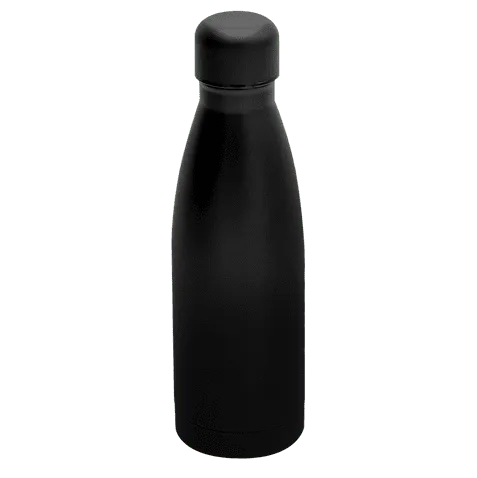 Термобутылка герметичная вакуумная Olivia, черный