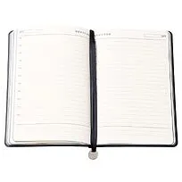 Ежедневник A5 недатированный Impero в мягком переплёте, черный