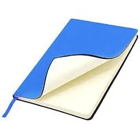 Ежедневник A5 недатированный Simflex в мягком переплёте, синий