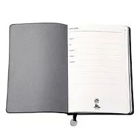 Ежедневник A5 недатированный Impero в мягком переплёте, черный