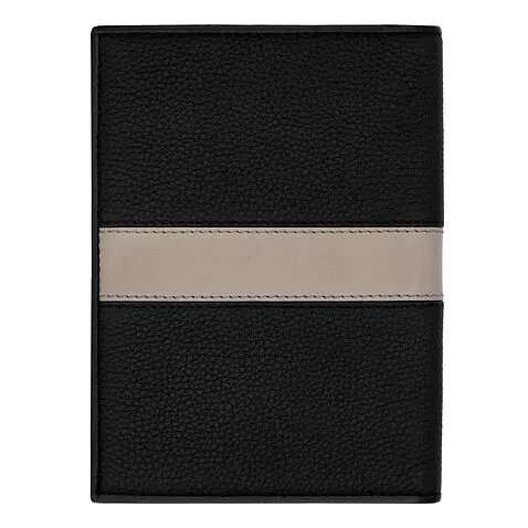 Обложка для паспорта Delano Taupe & Black