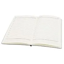 Ежедневник A5 недатированный Equator в мягком переплёте, серый с серебристым