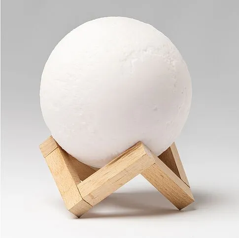 Беспроводная колонка-светильник Moonlight, белая