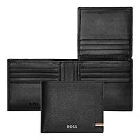 Card wallet with flap Iconic Black