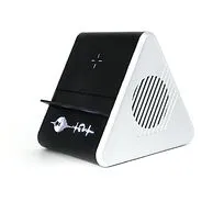 Колонка Dorn с беспроводной зарядкой и подсветкой гравировки, черный