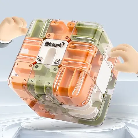 Антистресс-головоломка TURN   TWIST, прозрачный