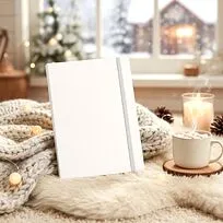 Ежедневник A5 недатированный Dante в мягком переплёте софт-тач, белый