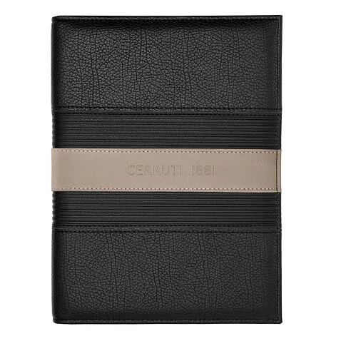 Папка формата А5 Delano Taupe & Black