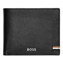 Card wallet with flap Iconic Black
