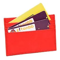 Держатель банковских карт Versa, красный