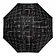 Зонт Checkered Black