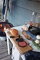 Набор BBQ для барбекю с прессом для гамбургеров и кисточкой