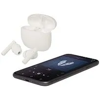 Alterf гарнитура True Wireless Bluetooth® из переработанной пластмассы с силиконовыми амбушюрами - Белый