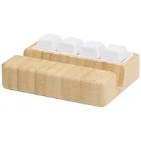 Algol подставка для телефона из переработанного пластика и игрушка-фиджет с бамбуковыми деталями - Дерево