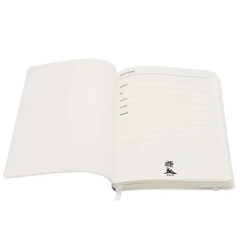 Ежедневник A5 недатированный Dante в мягком переплёте софт-тач, белый