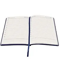 Ежедневник A5 недатированный Massimo в мягком переплёте, темно-синий