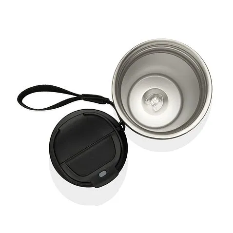 Термокружка Swiss Peak в комплекте с блокнотом, ручкой и брелком