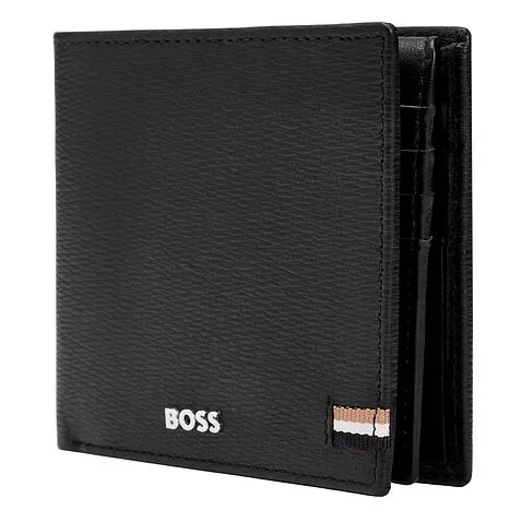 Card wallet with flap Iconic Black