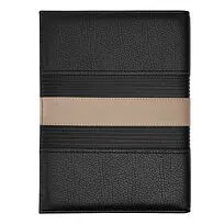 Папка формата А5 Delano Taupe & Black