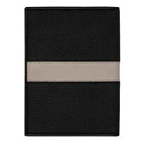 Обложка для паспорта Delano Taupe & Black