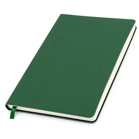 Ежедневник A5 недатированный Stefano в мягком переплёте, темно-зеленый