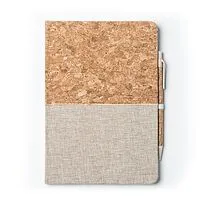 Блокнот А5 ROBIN в твёрдом переплёте с ручкой