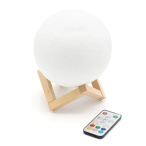 Беспроводная колонка-светильник Moonlight, белая