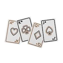 Playing cards 2 decks Iconic Black