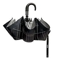 Складной зонт Checkered Black