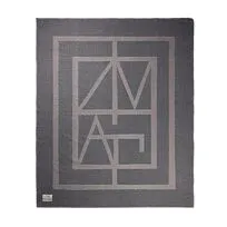 Плед VINGA Monogram из переработанного полиэстера GRS, 170x130 см