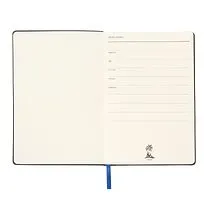 Ежедневник A5 недатированный Simflex в мягком переплёте, синий