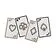 Playing cards 2 decks Iconic Black