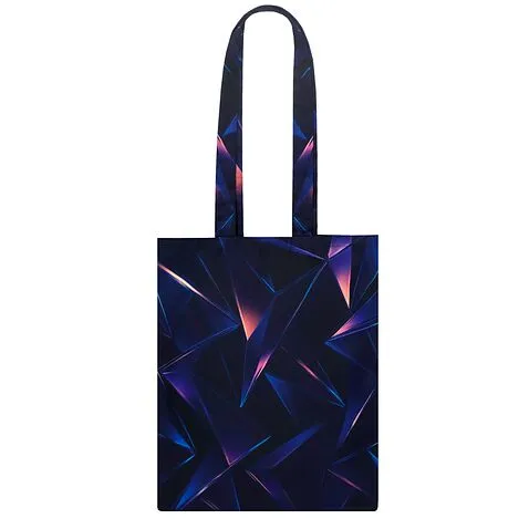 Сумка для покупок Бэлли с полноцветной печатью, длина ручек 70 см