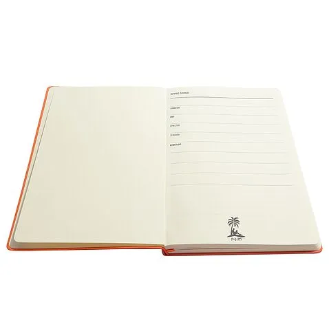 Ежедневник A5 недатированный Franco в мягком переплёте, оранжевый