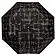 Складной зонт Checkered Black