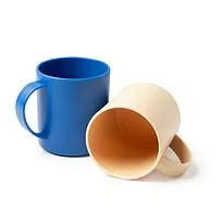 Пластиковая кружка LINO, бежевый