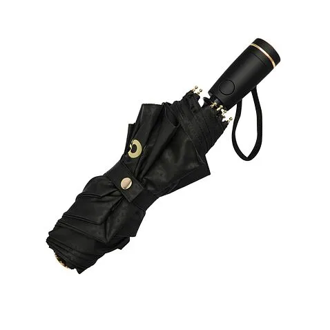Складной зонт Double B Black & Gold