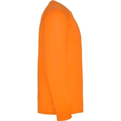 Спортивная футболка MONTECARLO L/S мужская, ФЛУОРЕСЦЕНТНЫЙ ОРАНЖЕВЫЙ XL
