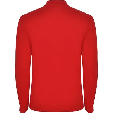 Футболка поло ESTRELLA L/S мужская, КРАСНЫЙ XL