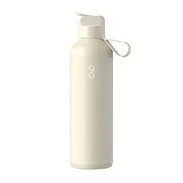 Бутылка для воды Ocean Bottle Peak GO 710 мл из переработанной нержавеющей стали - Sandstone