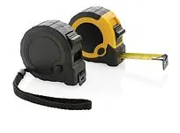 Рулетка из переработанного пластика RCS с кнопкой блокировки, 5м/19 мм