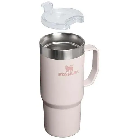 Изолированная кружка Stanley Everyday Suburban 473 мл из переработанной нержавеющей стали - Light pink Изолированная кружка Stanley Everyday Suburban 473 мл из переработанной нержавеющей стали - Light pink