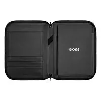 Папка для участника конференции формата А5 Boss Cut Out Black & Grey