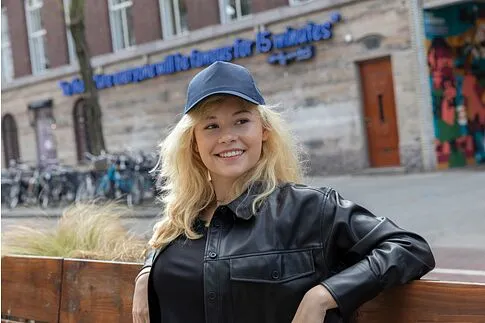 Бейсболка Impact c сеткой из переработанного хлопка AWARE™, 5 клиньев, 190 г