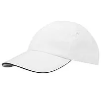 Morion, 6-клинная кепка-сендвич из переработанного материала по стандарту GRS  отличная посадка - Белый