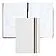 Блокнот формата А6 Iconic White Lined