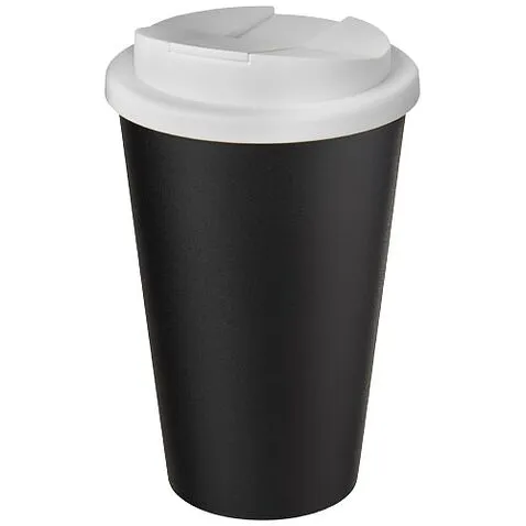Кружка с герметичной крышкой Americano® Eco из переработанного материала объемом 350 мл - Белый