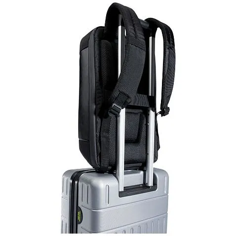 Expedition Pro компактный рюкзак для ноутбука из переработанных материалов по стандарту GRS,15,6 дюймов, объемом 12 л - сплошной черный