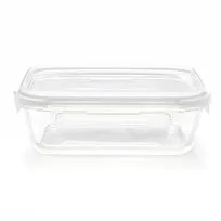 Контейнер Dinner из боросиликатного стекла, герметичный, белый